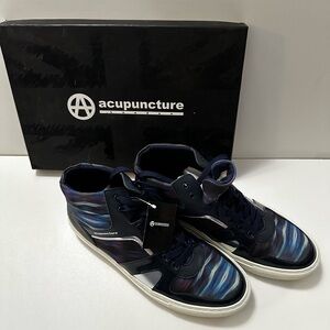 Acupuncture London Sneaker Mid-Top Aurora Borealis colour
